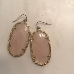 Kendra Scott light pink Danielle earrings